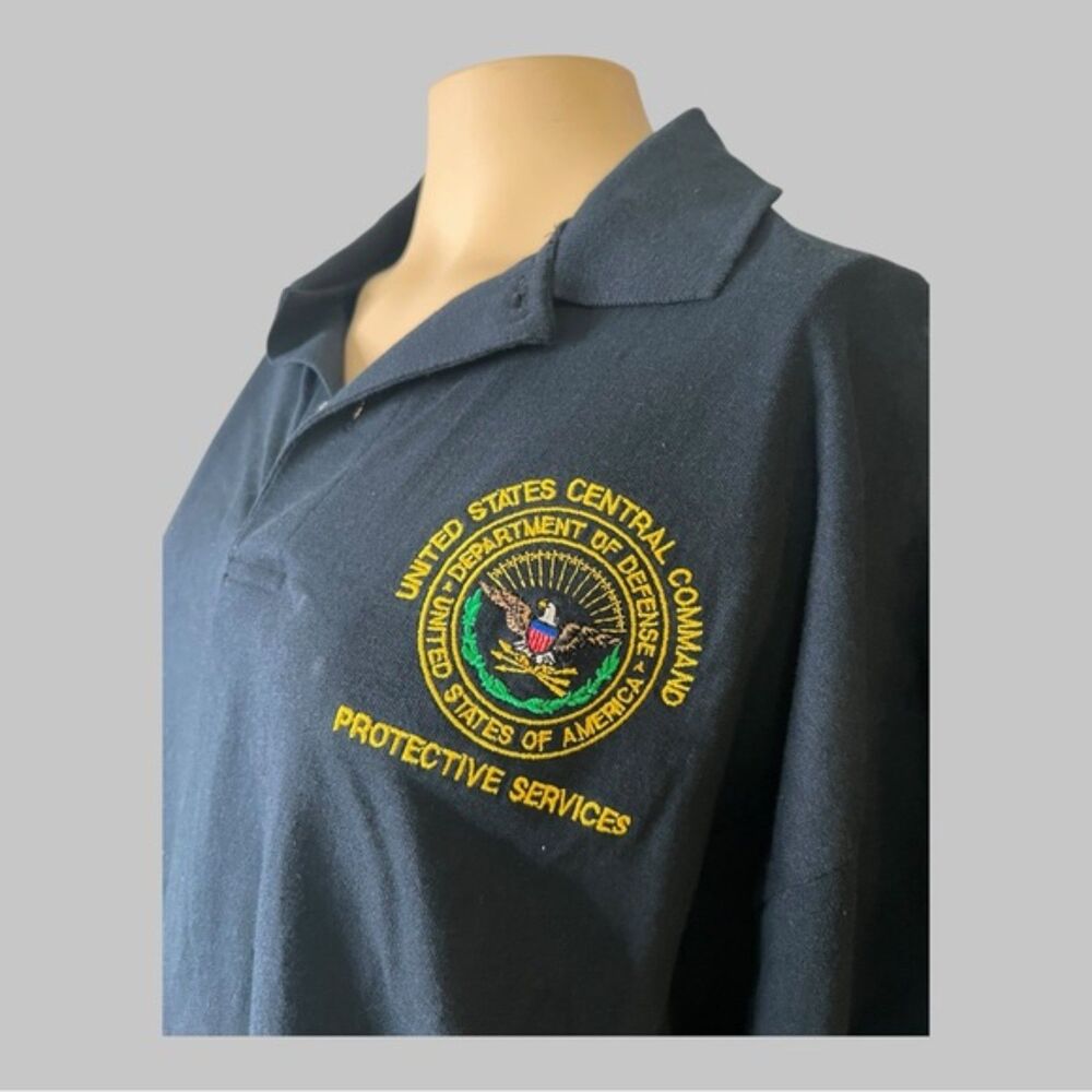 U.S. Central Command Protective Services Polo Shirt – XL